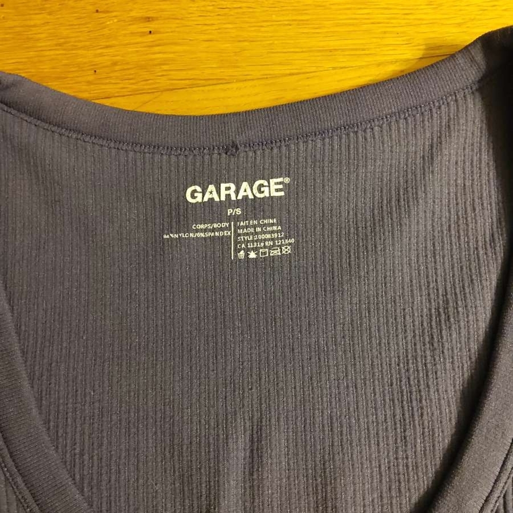 Garage Women's Ribbed Lavender Bodysuit - Picture 2 of 3